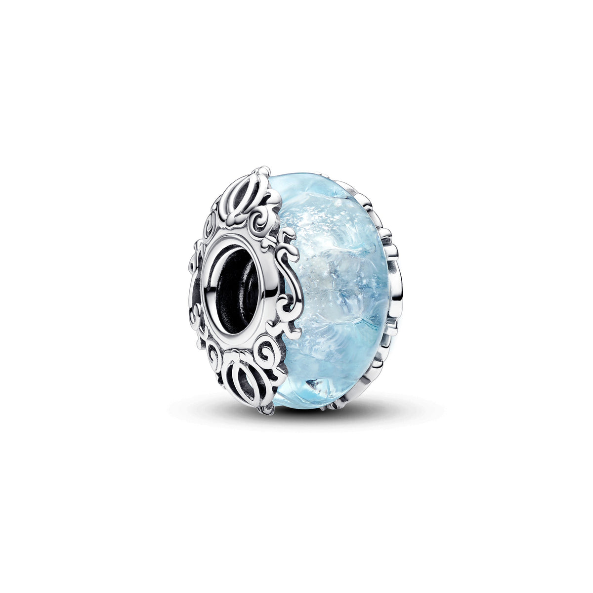 Charm – Sterling Silver – Disney Cinderella Murano Glass