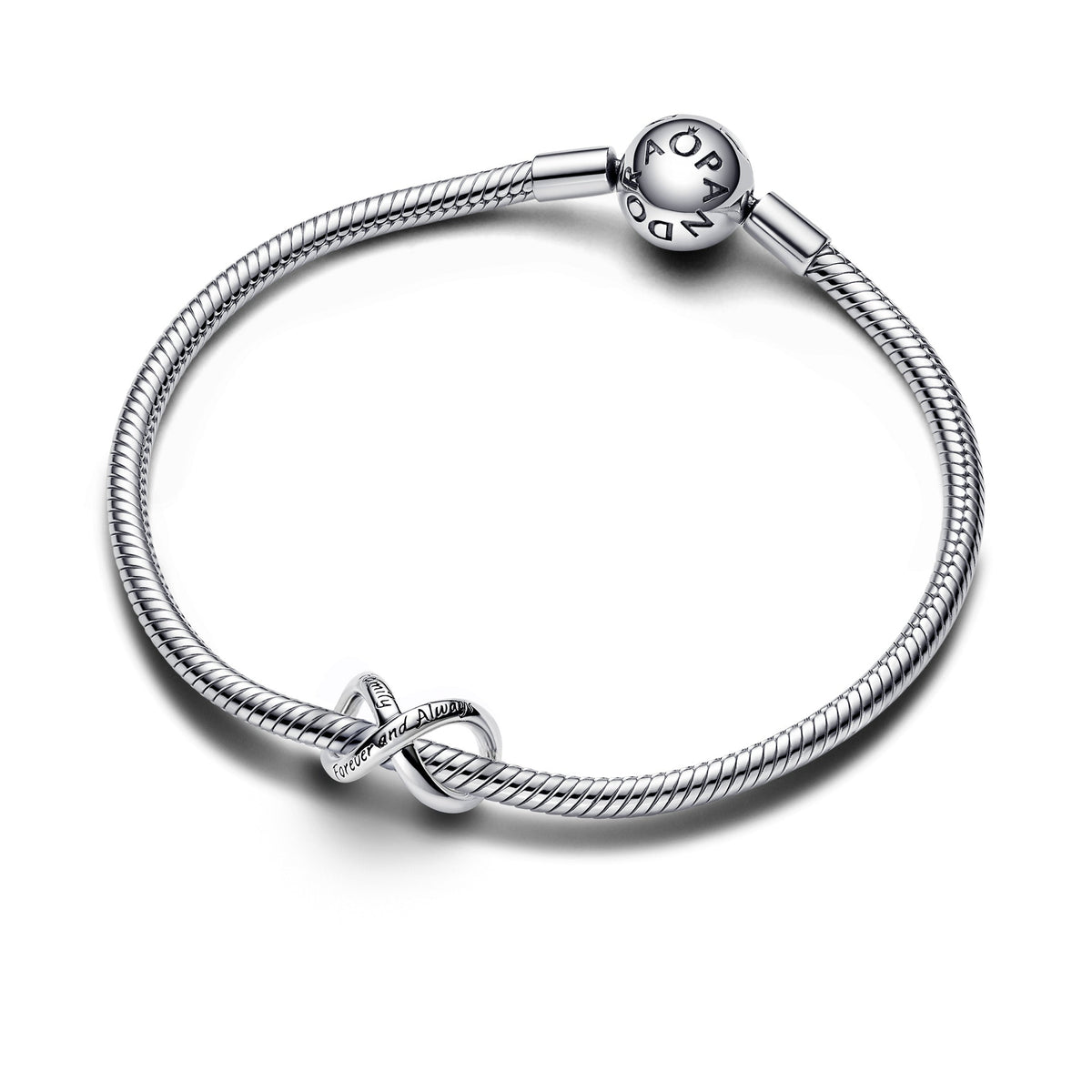 Charm – Sterling Silver – Forever & Always Infinity