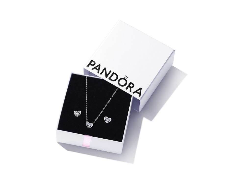 Gift Set – Sterling Silver – Radiant Heart