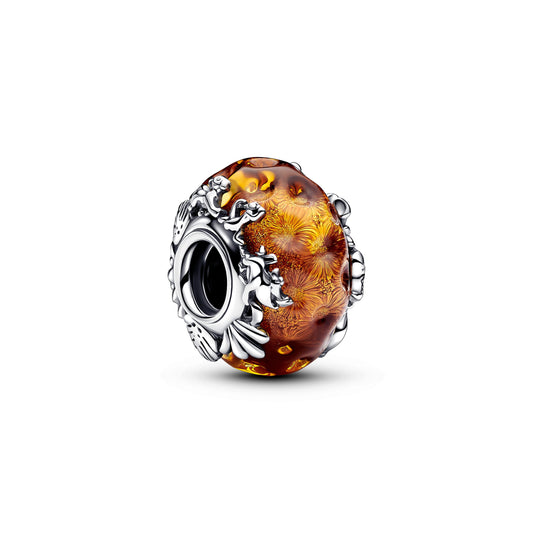 Charm – Sterling Silver – Disney The Lion King Murano Glass