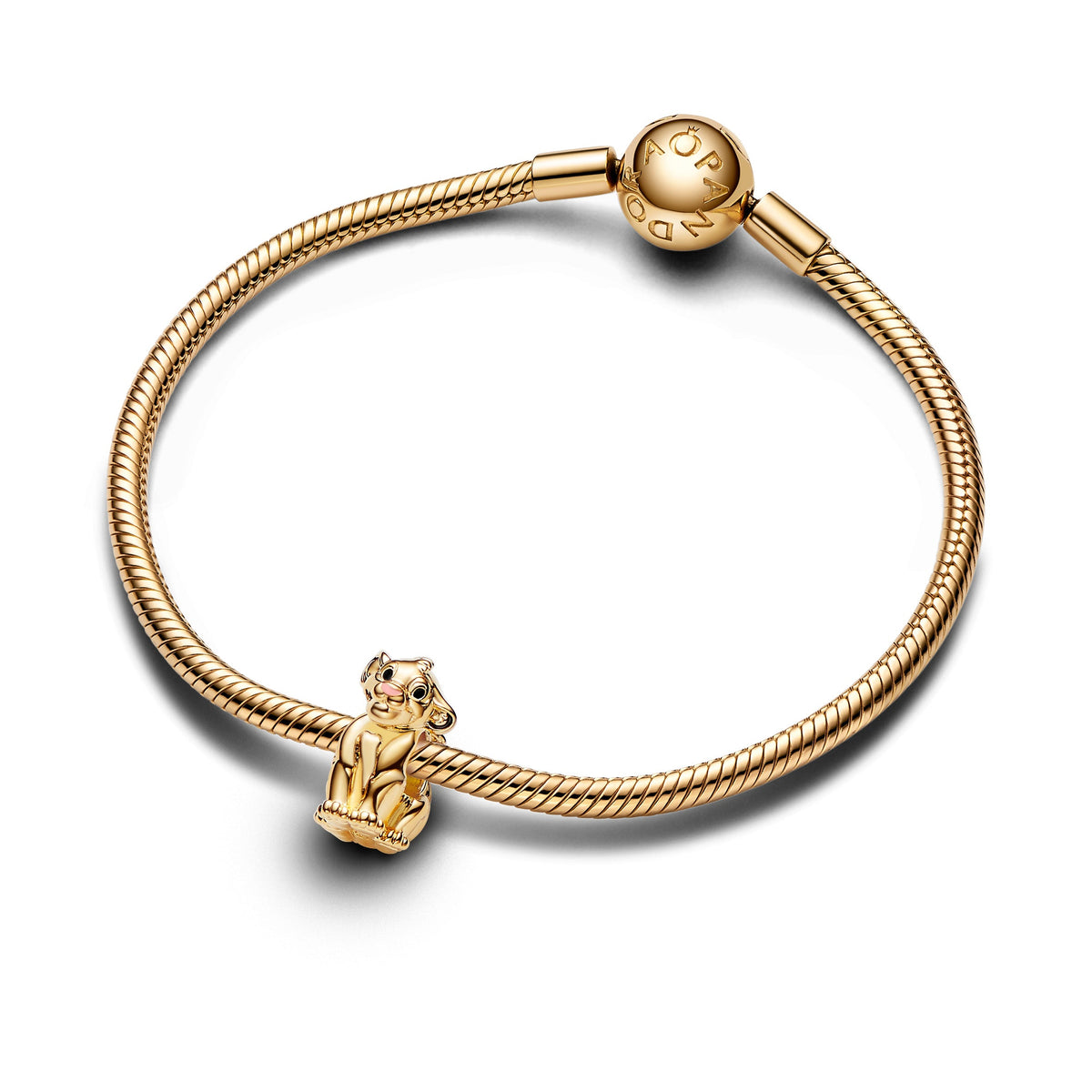 Charm – 14k Gold-Plated – Disney The Lion King Simba