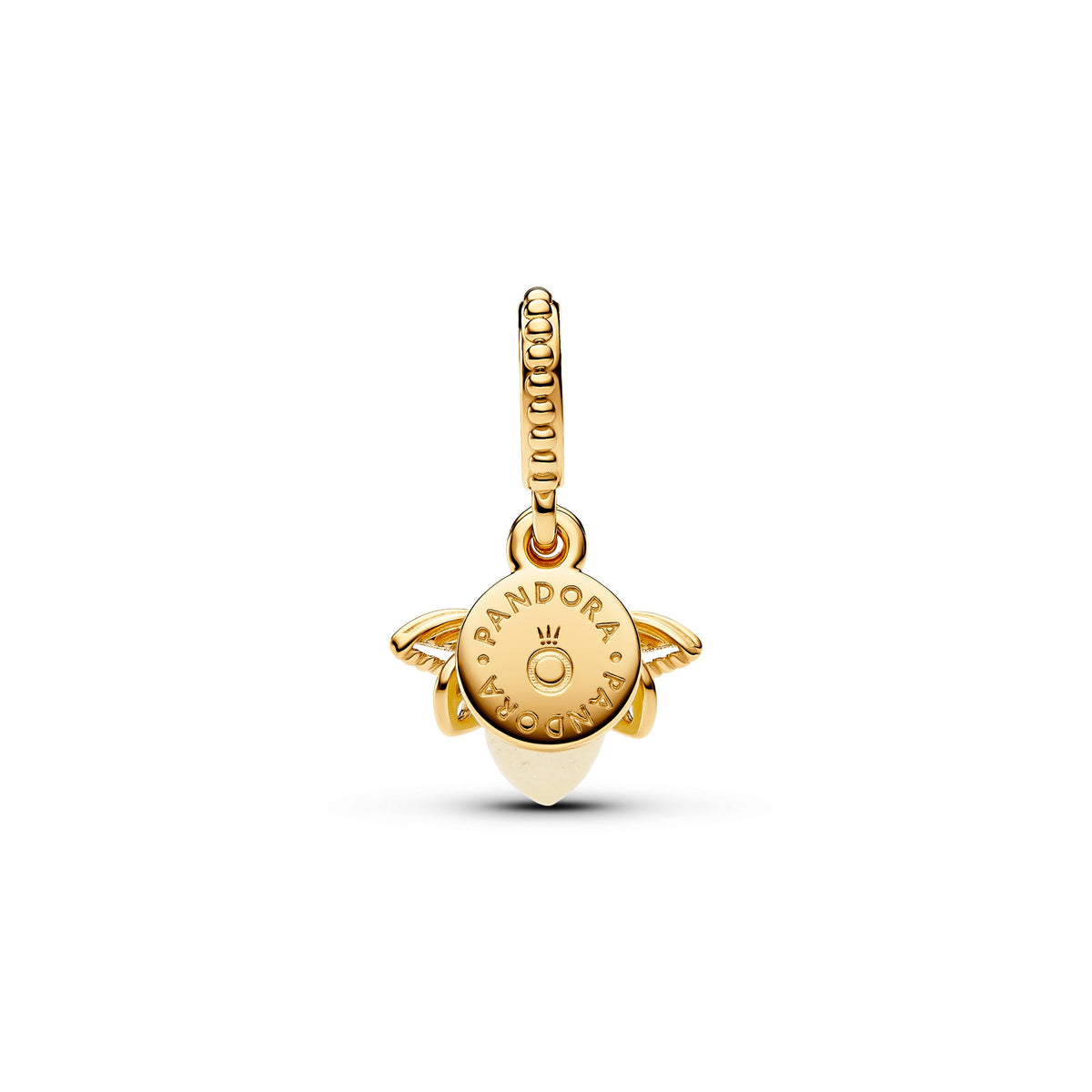 Dangle Charm – 14k Gold-Plated – Glow-in-the-dark Firefly