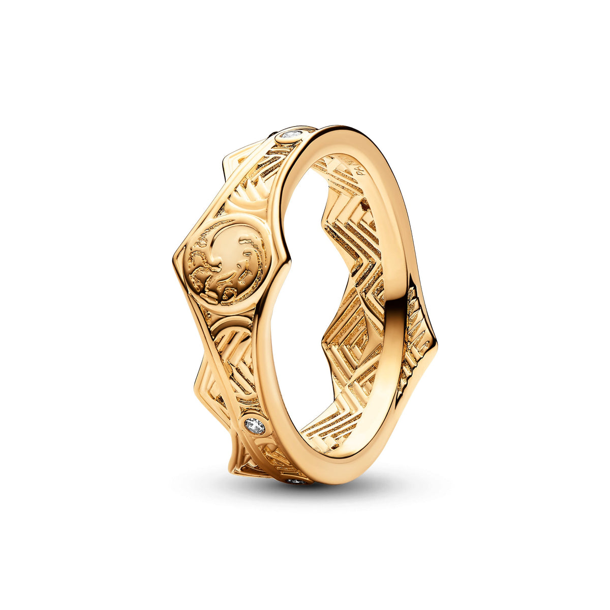 Ring – 14k Gold-Plated – Game of Thrones House of the Dragon Crown
