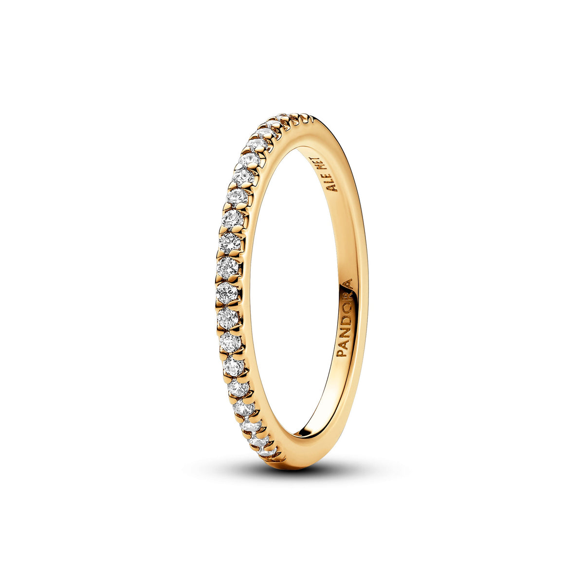 Ring – 14k Gold-Plated – Sparkling Band