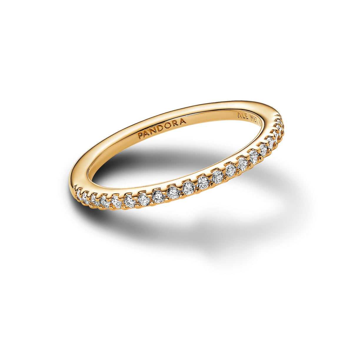 Ring – 14k Gold-Plated – Sparkling Band