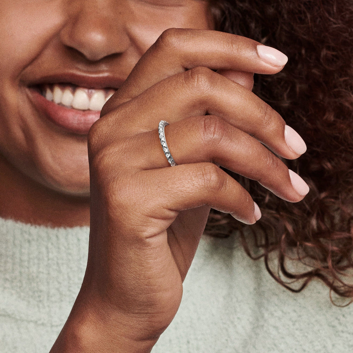 Ring – Sterling Silver – Pandora ME Pyramids