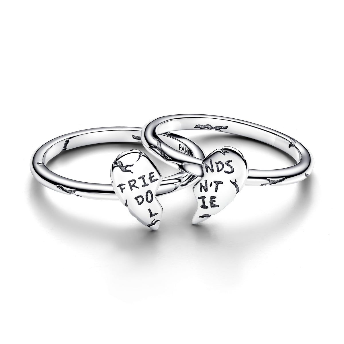 Ring – Sterling Silver – Stranger Things Friends Don't Lie Splittable