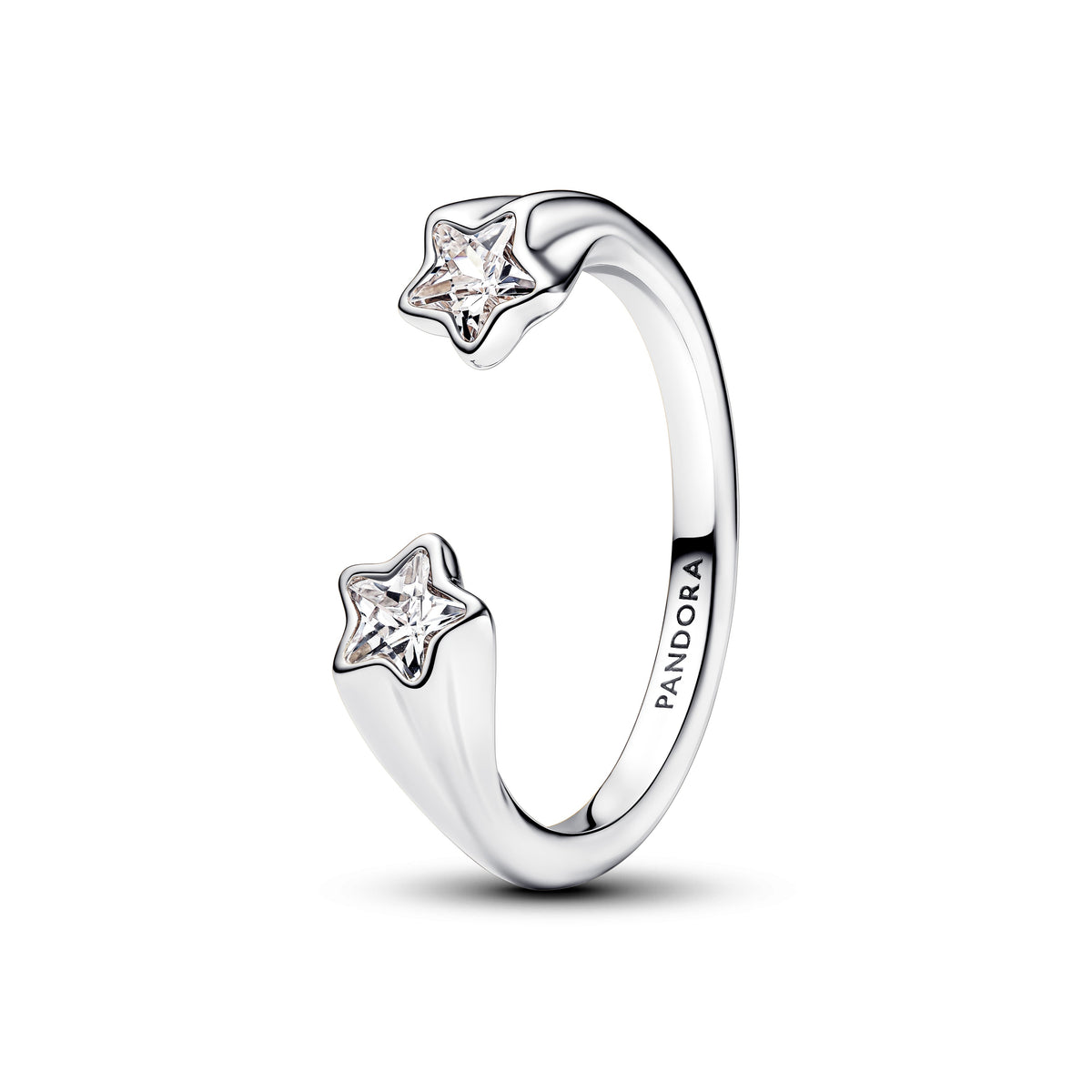 Ring – Sterling Silver – Shooting Stars Open
