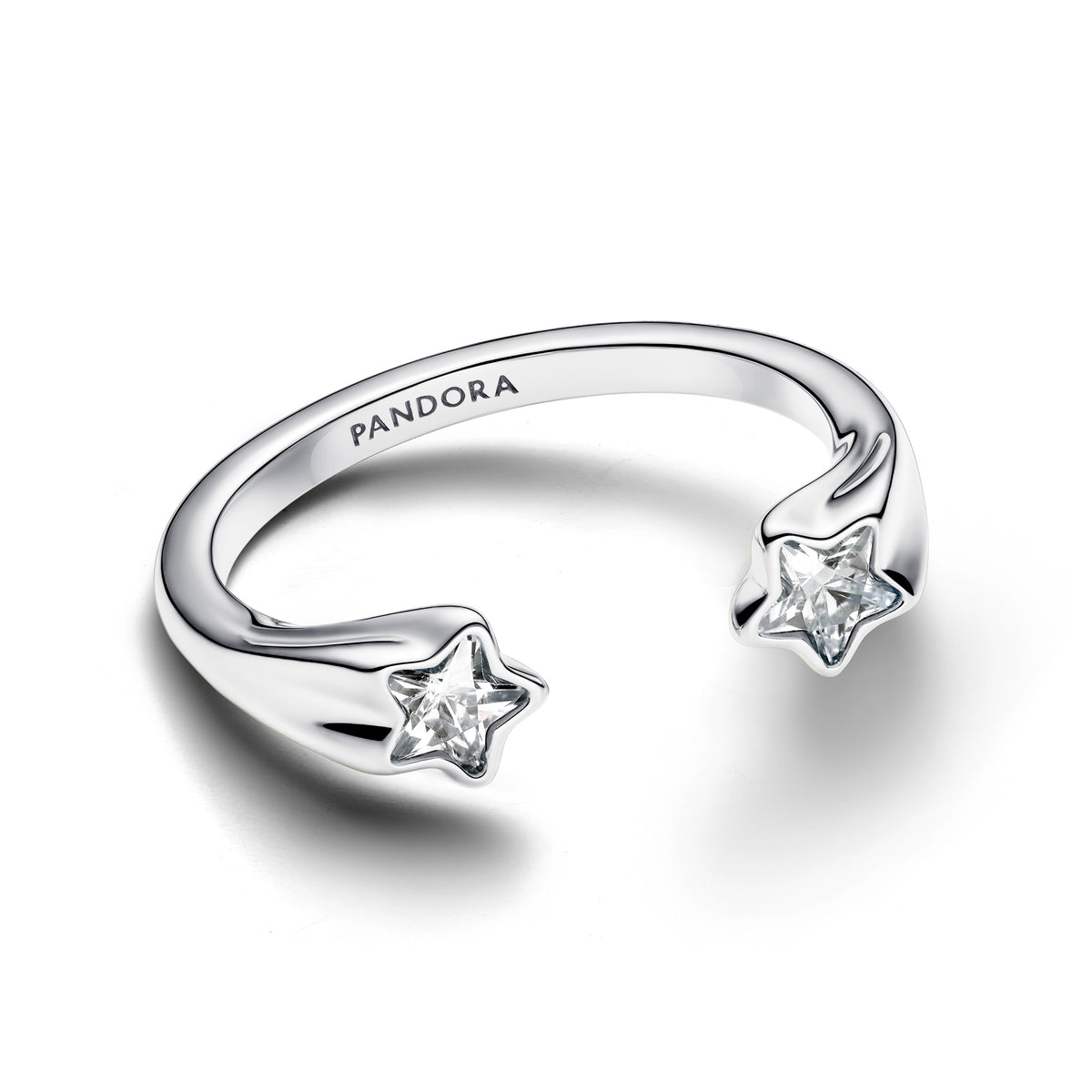 Ring – Sterling Silver – Shooting Stars Open