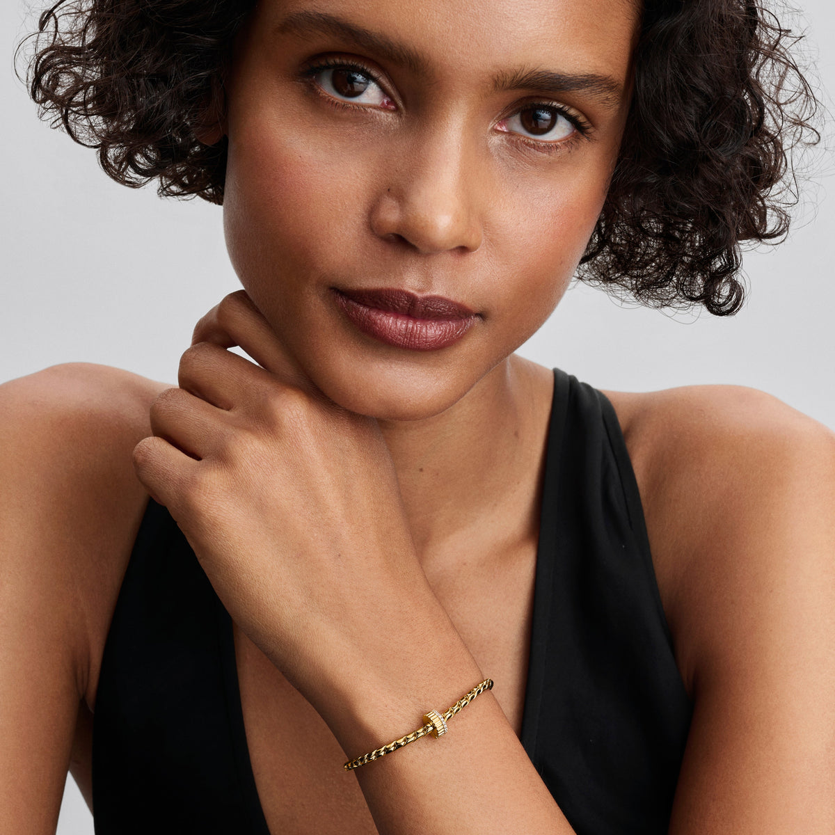 Clip Charm – 14k Gold-Plated – Ribbed