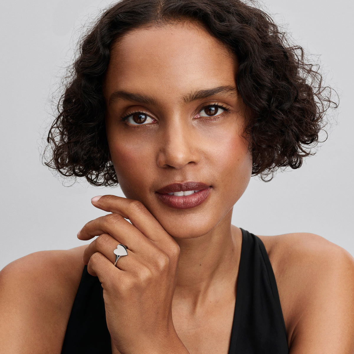 Ring – Sterling Silver – Engravable Heart