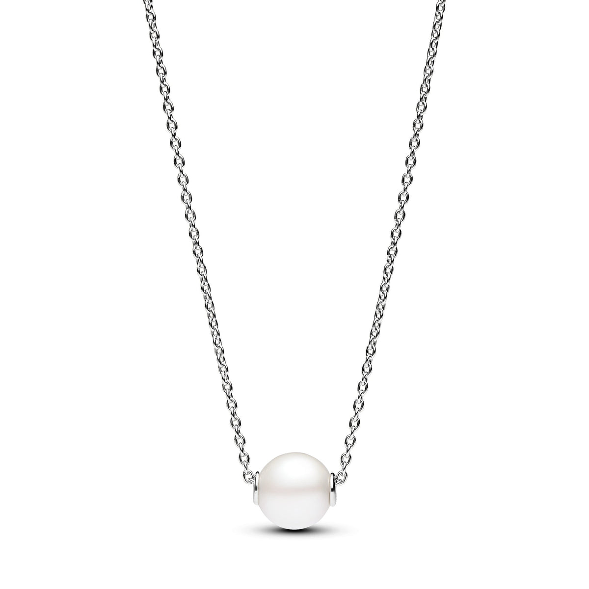 Necklace – Sterling Silver – Treated Freshwater Cultured Pearl Collier