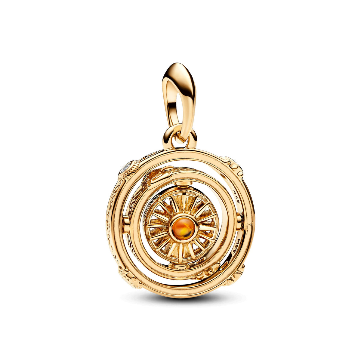 Dangle Charm – 14k Gold-Plated – Game of Thrones Spinning Astrolabe