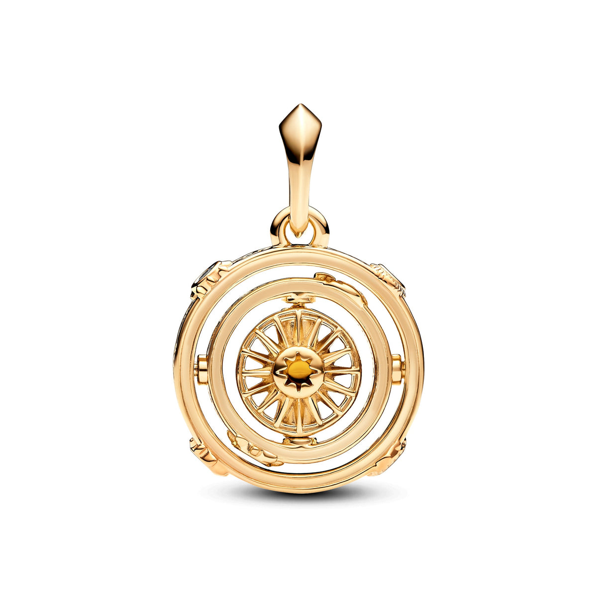 Dangle Charm – 14k Gold-Plated – Game of Thrones Spinning Astrolabe