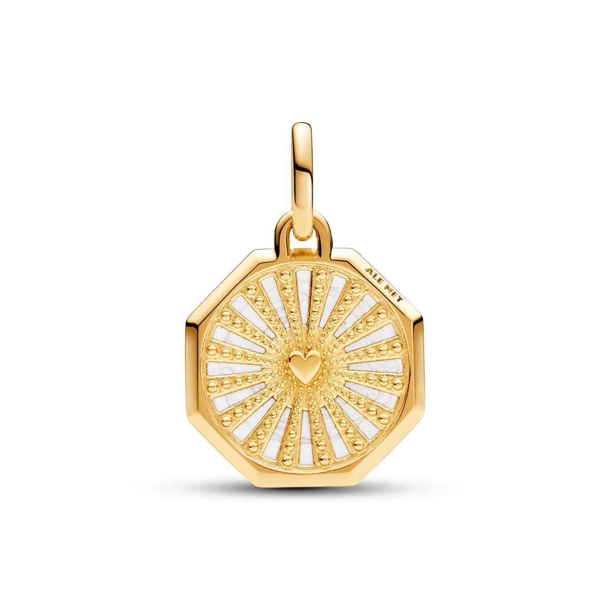 Charm – 14k Gold-Plated – Pandora ME Lucky Horseshoe Medallion