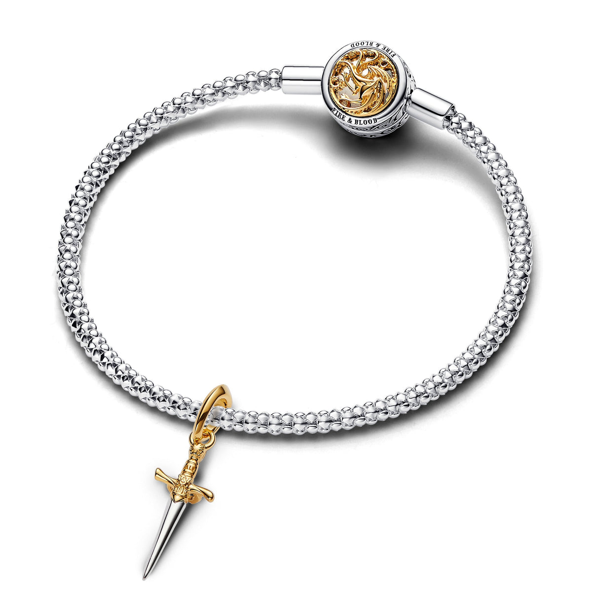 Dangle Charm – 14k Gold-Plated – Game of Thrones Needle