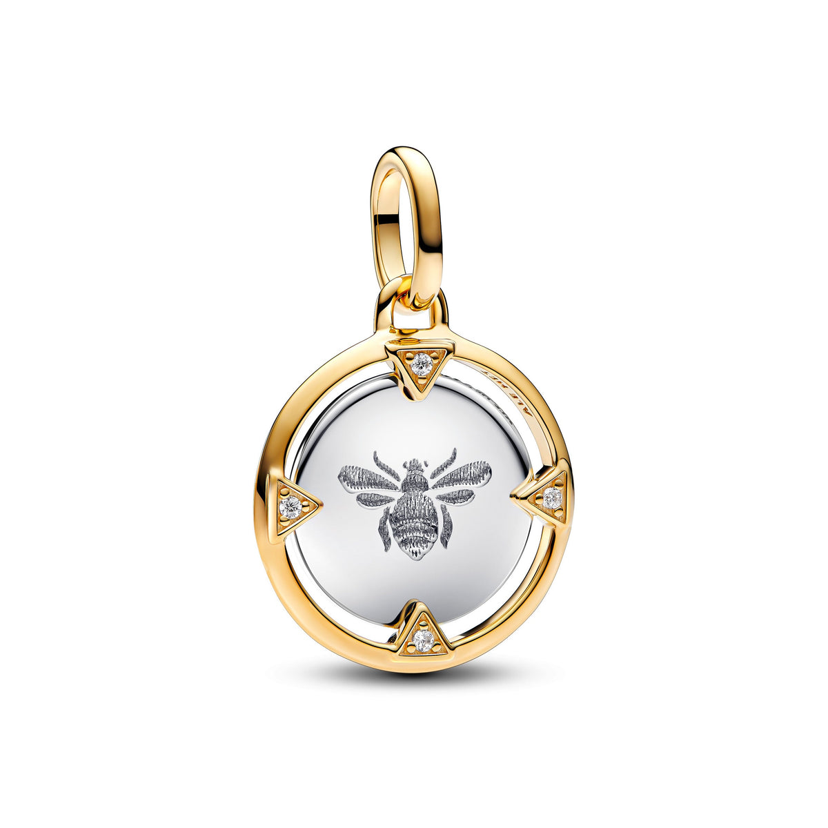 Charm – 14k Gold-Plated – Bee Medallion
