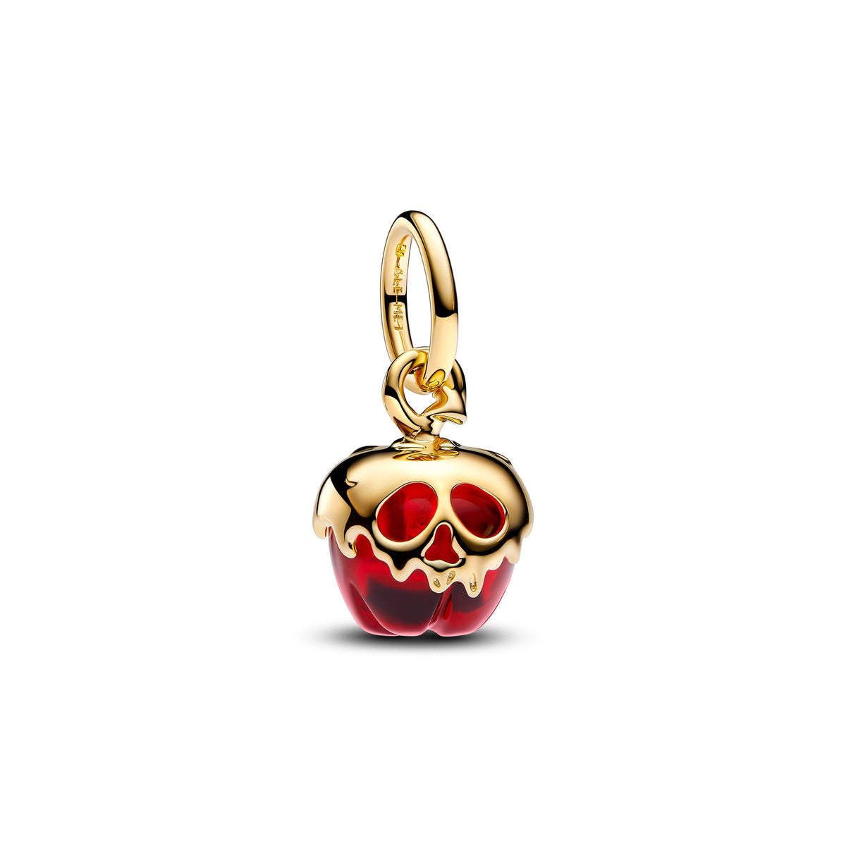 Dangle Charm – 14k Gold-Plated – Disney Villains Evil Queen Apple