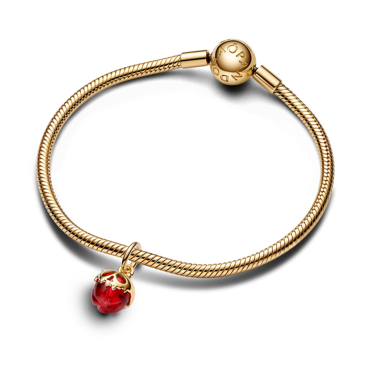 Dangle Charm – 14k Gold-Plated – Disney Villains Evil Queen Apple