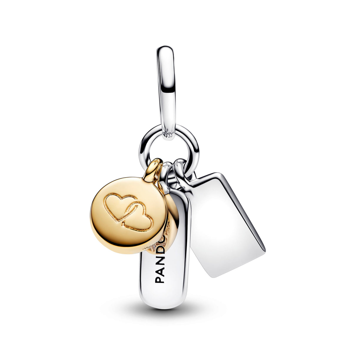 Dangle Charm – 14k Gold-Plated – Friendship Triple