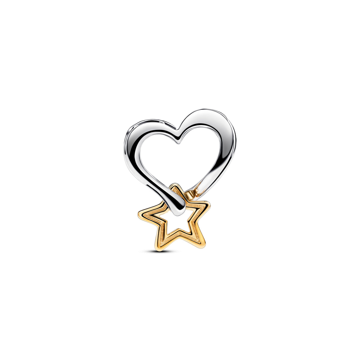 Charm – 14k Gold-Plated – Lucky Star & Heart