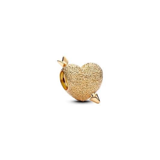 Charm – 14k Gold-Plated – Cupid Heart