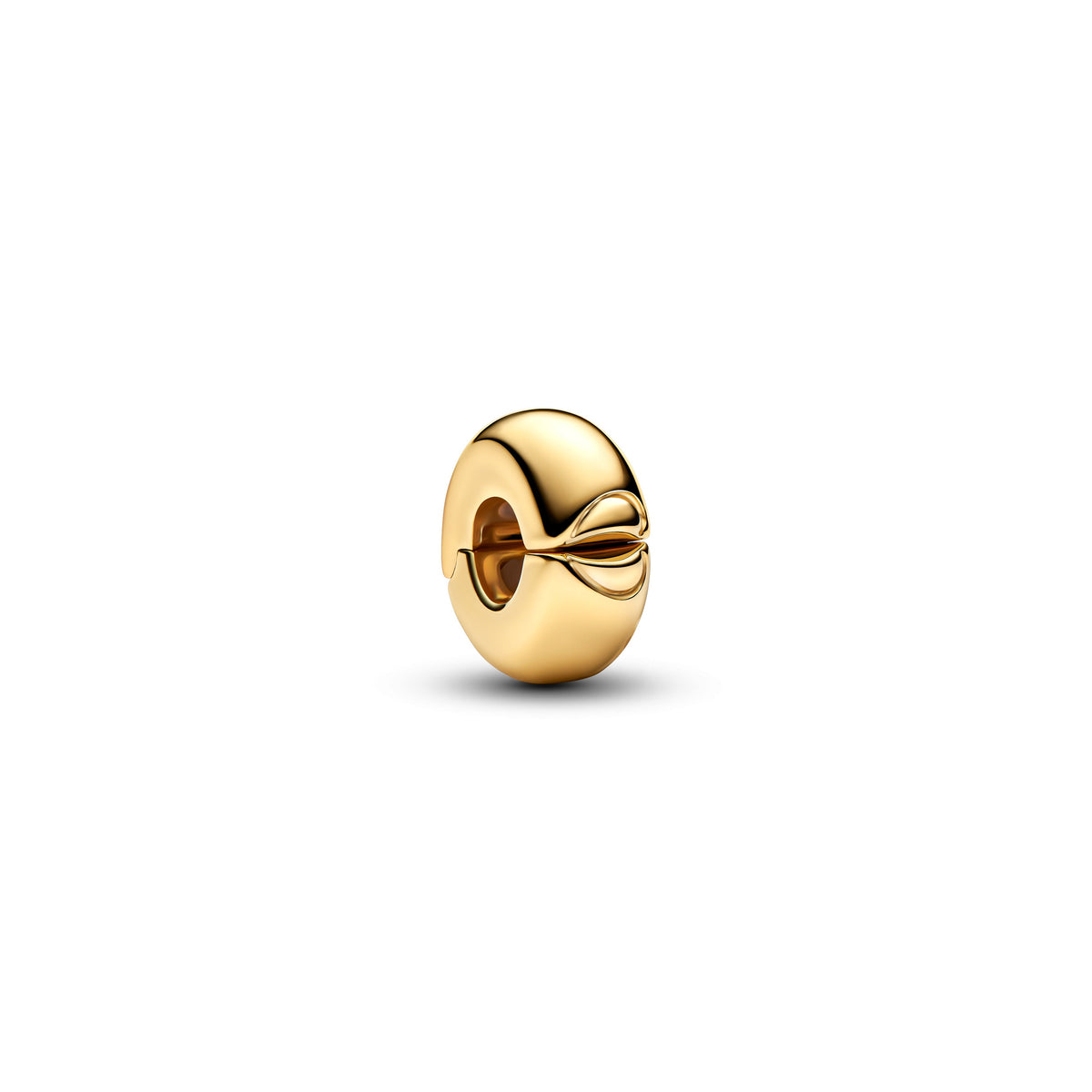 Clip Charm – 14k Gold-Plated – Round