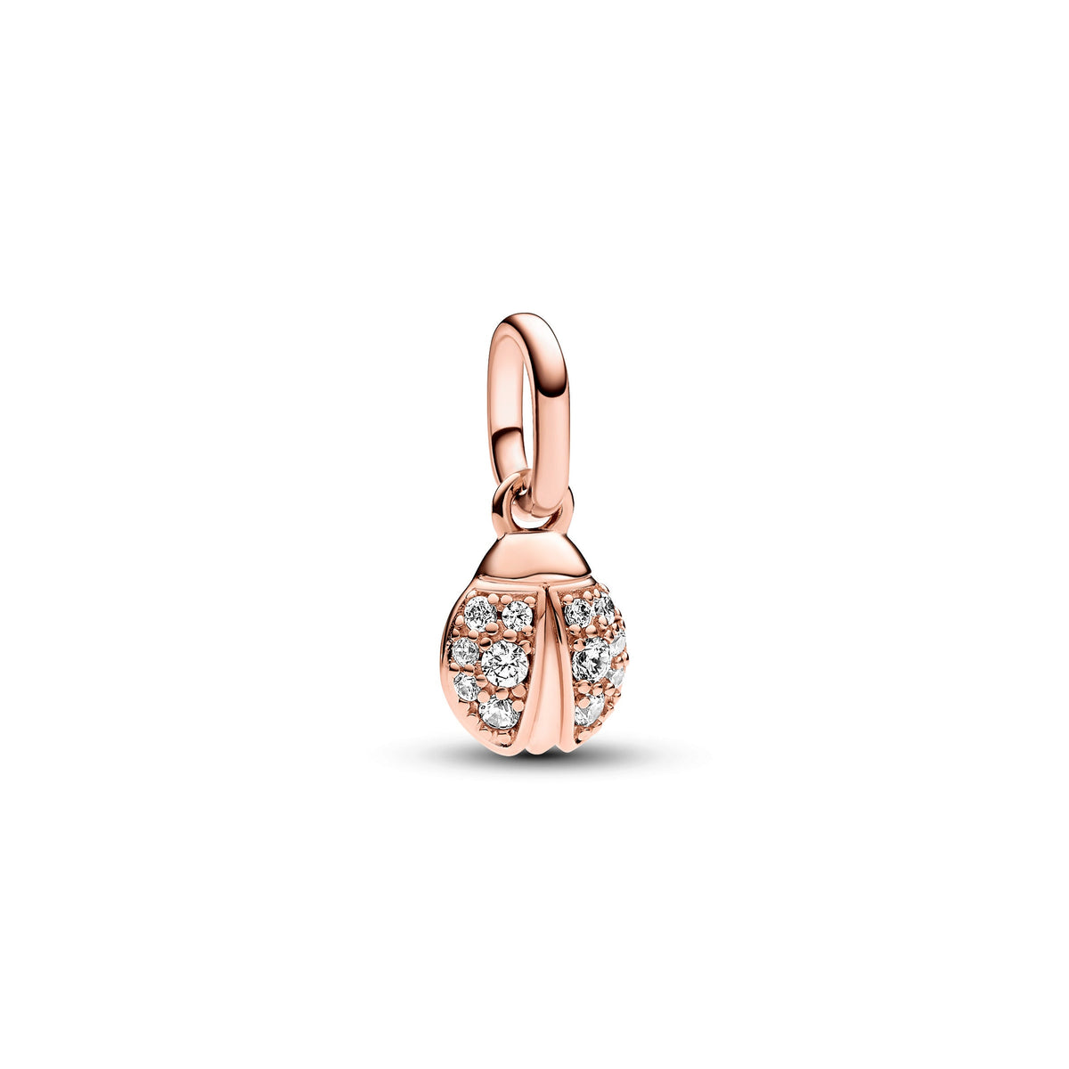 Dangle Charm – 14k Rose Gold-Plated – Pandora ME Lucky Ladybird Mini