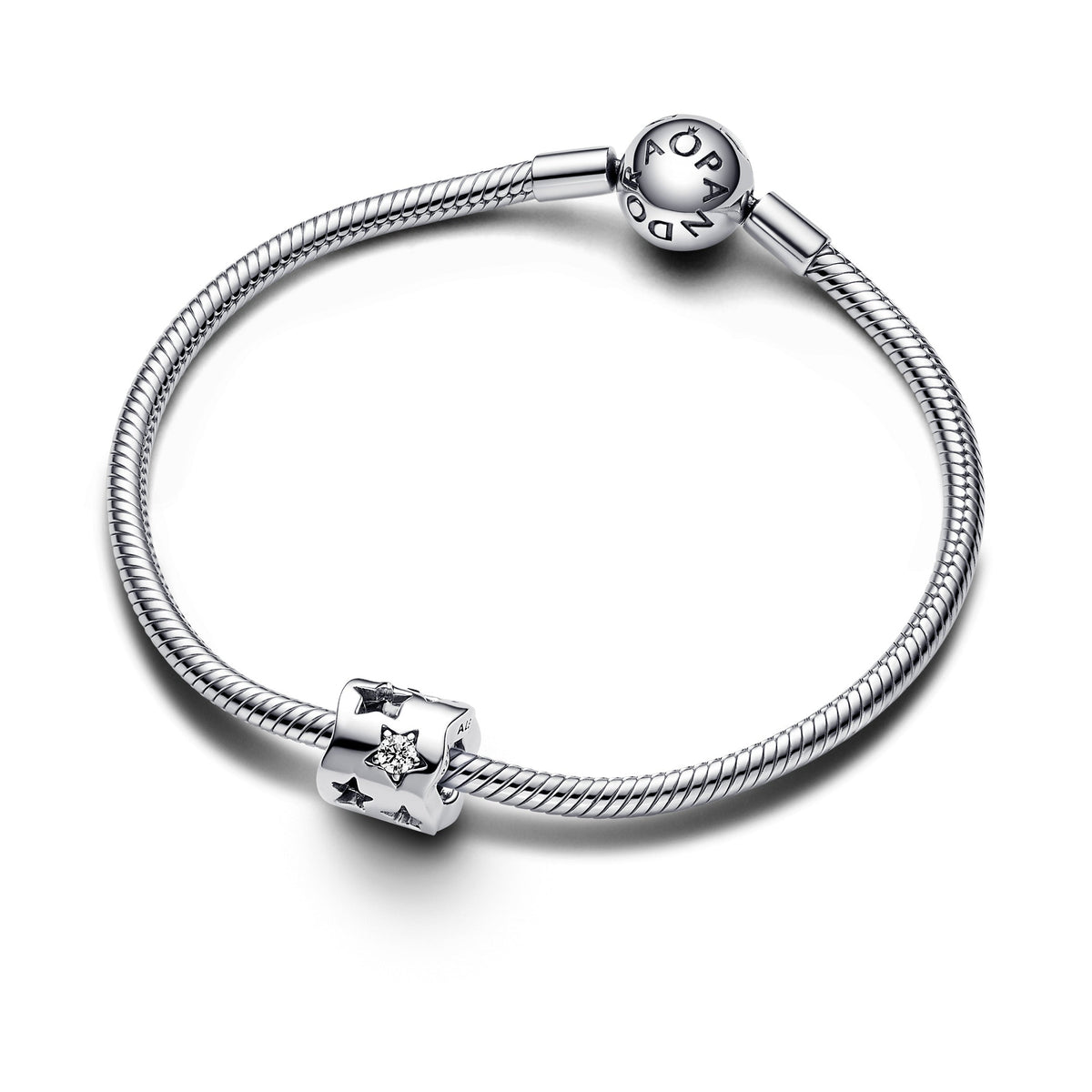 Charm – Sterling Silver – Cut-out Sparkling Star