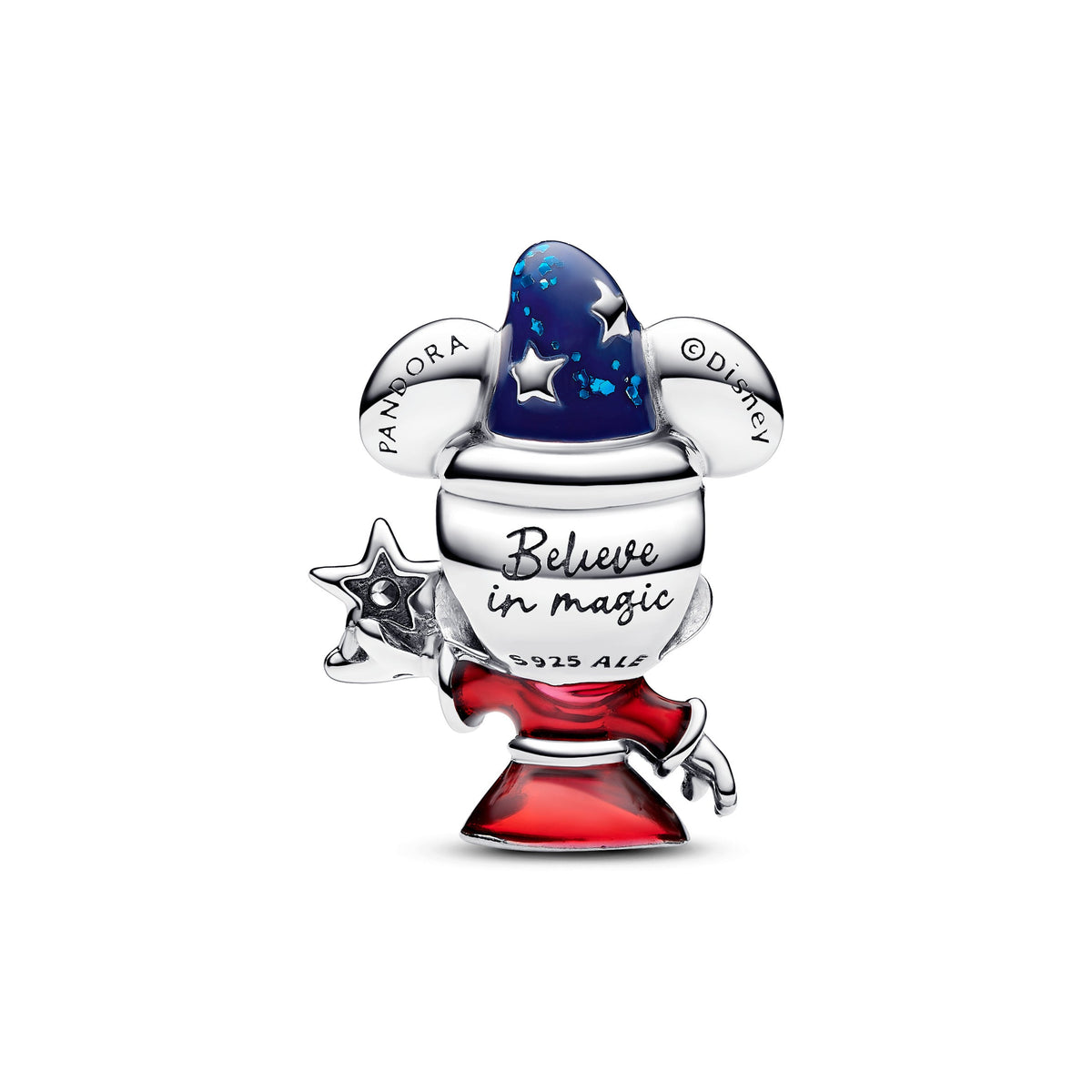 Charm – Sterling Silver – Disney Sorcerer Apprentice Mickey