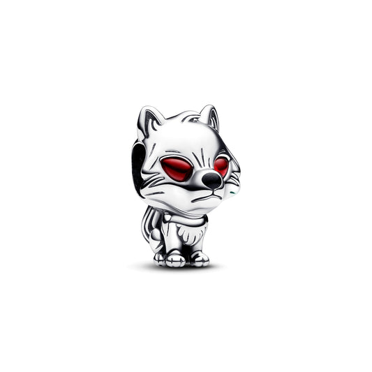 Charm – Sterling Silver – Game of Thrones Ghost Direwolf