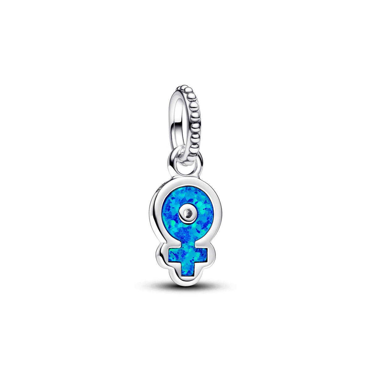 Dangle Charm – Sterling Silver – Powerful Women Opalescent