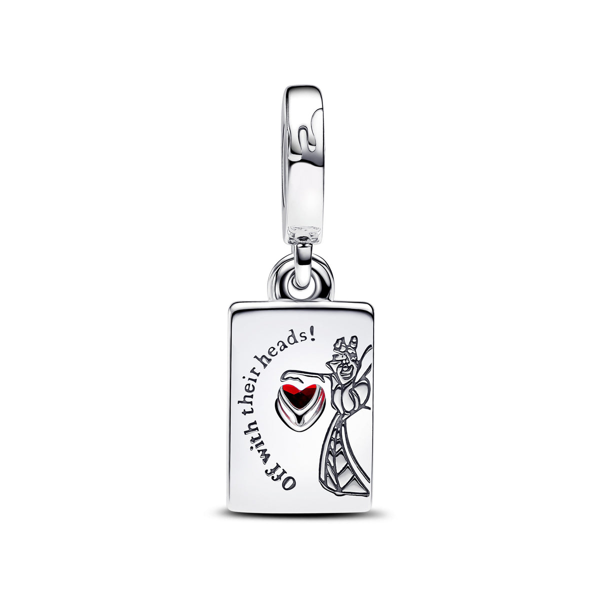Dangle Charm – Sterling Silver – Disney Villains Queen of Hearts Double