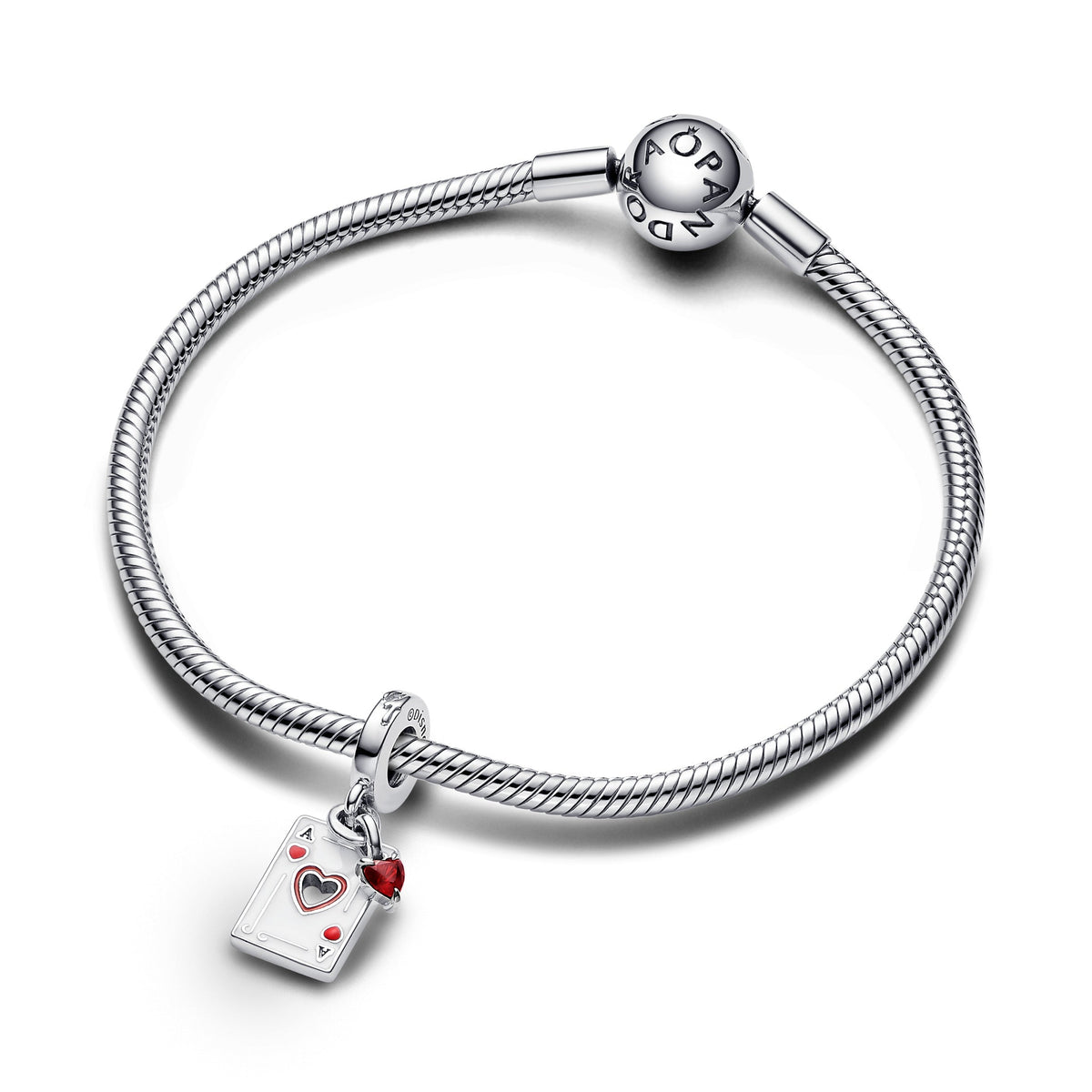 Dangle Charm – Sterling Silver – Disney Villains Queen of Hearts Double