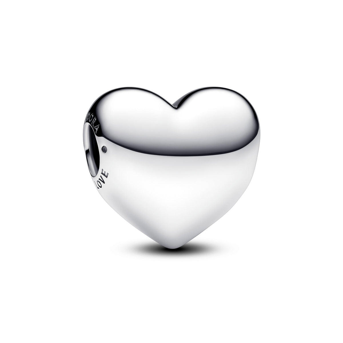 Charm – Sterling Silver – Be Love Engravable Large Heart