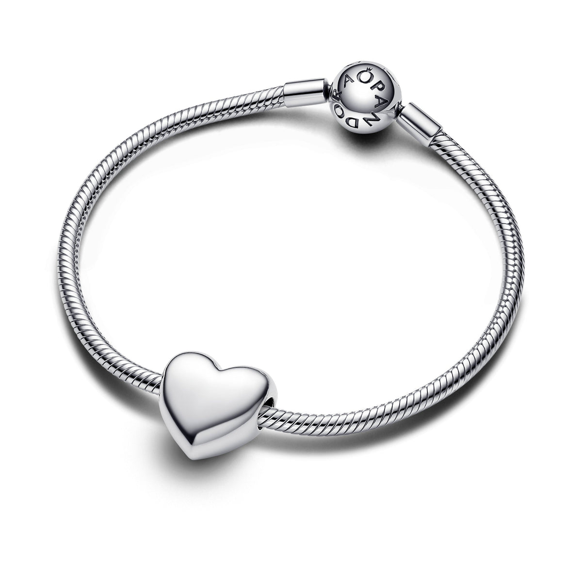 Charm – Sterling Silver – Be Love Engravable Large Heart