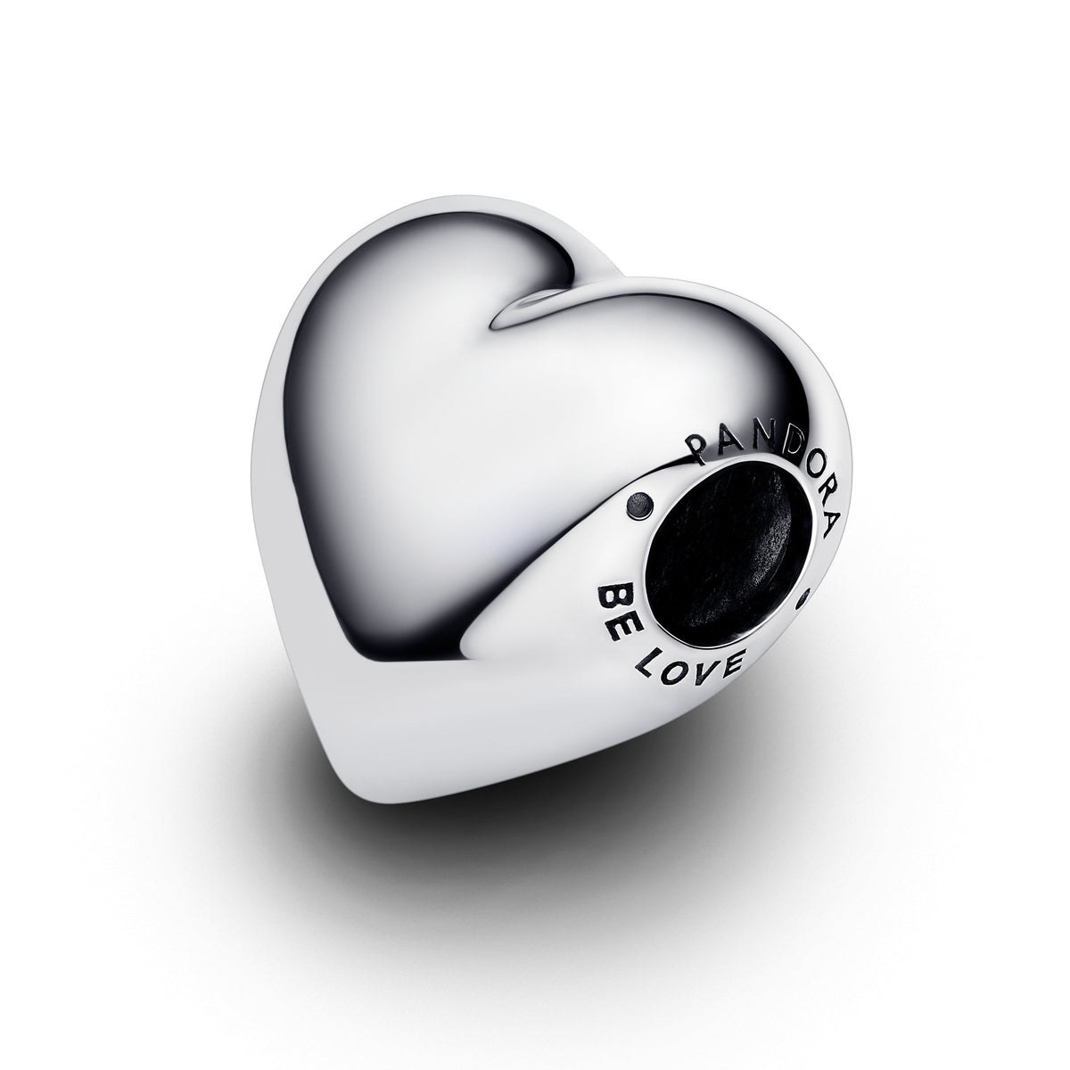 Charm – Sterling Silver – Be Love Engravable Large Heart