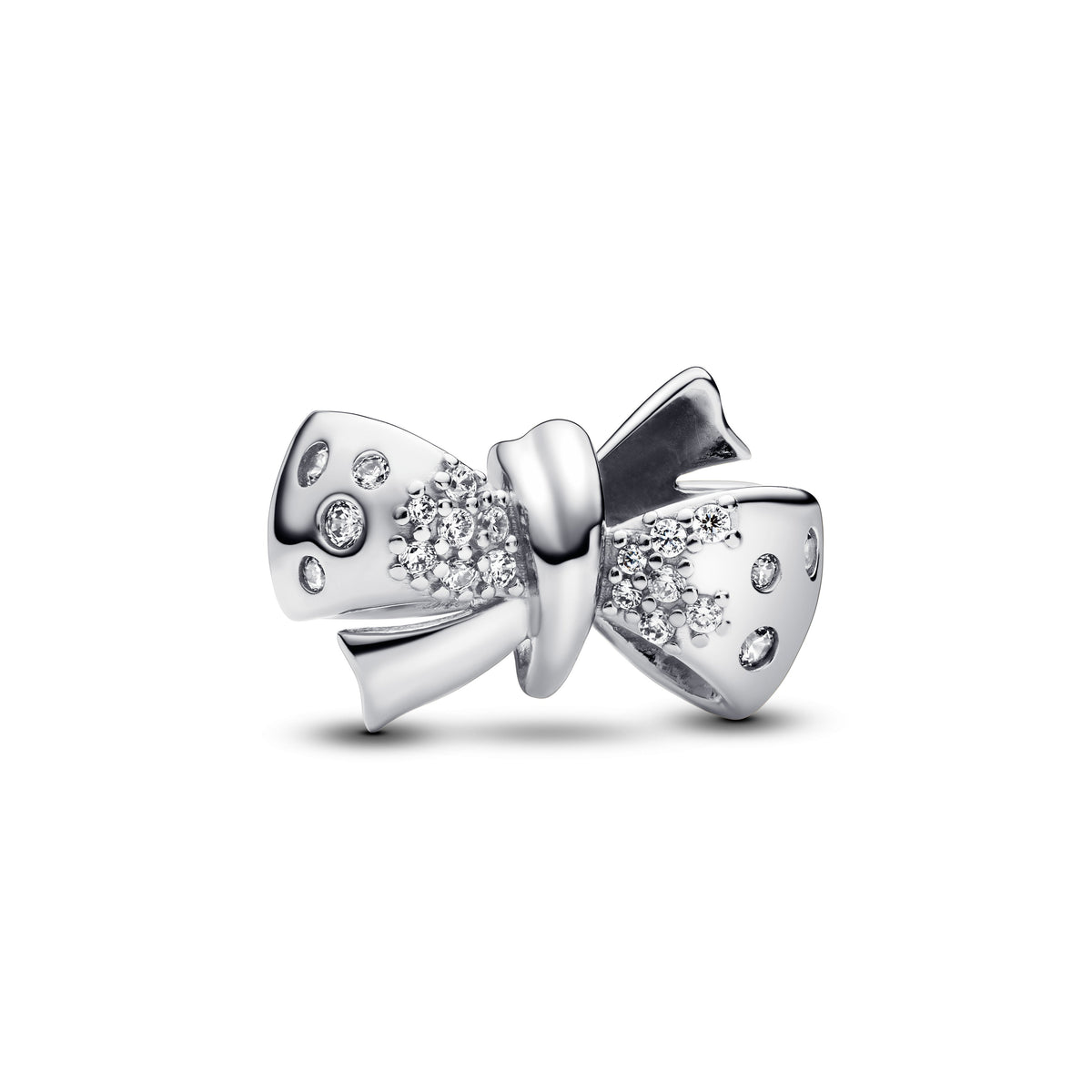 Charm – Sterling Silver – Sparkling Bow