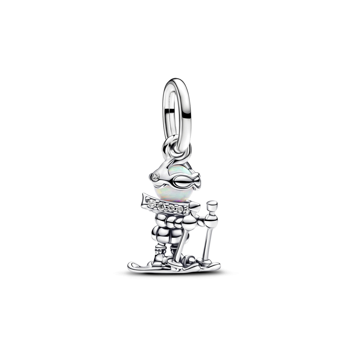 Dangle Charm – Sterling Silver – Skier