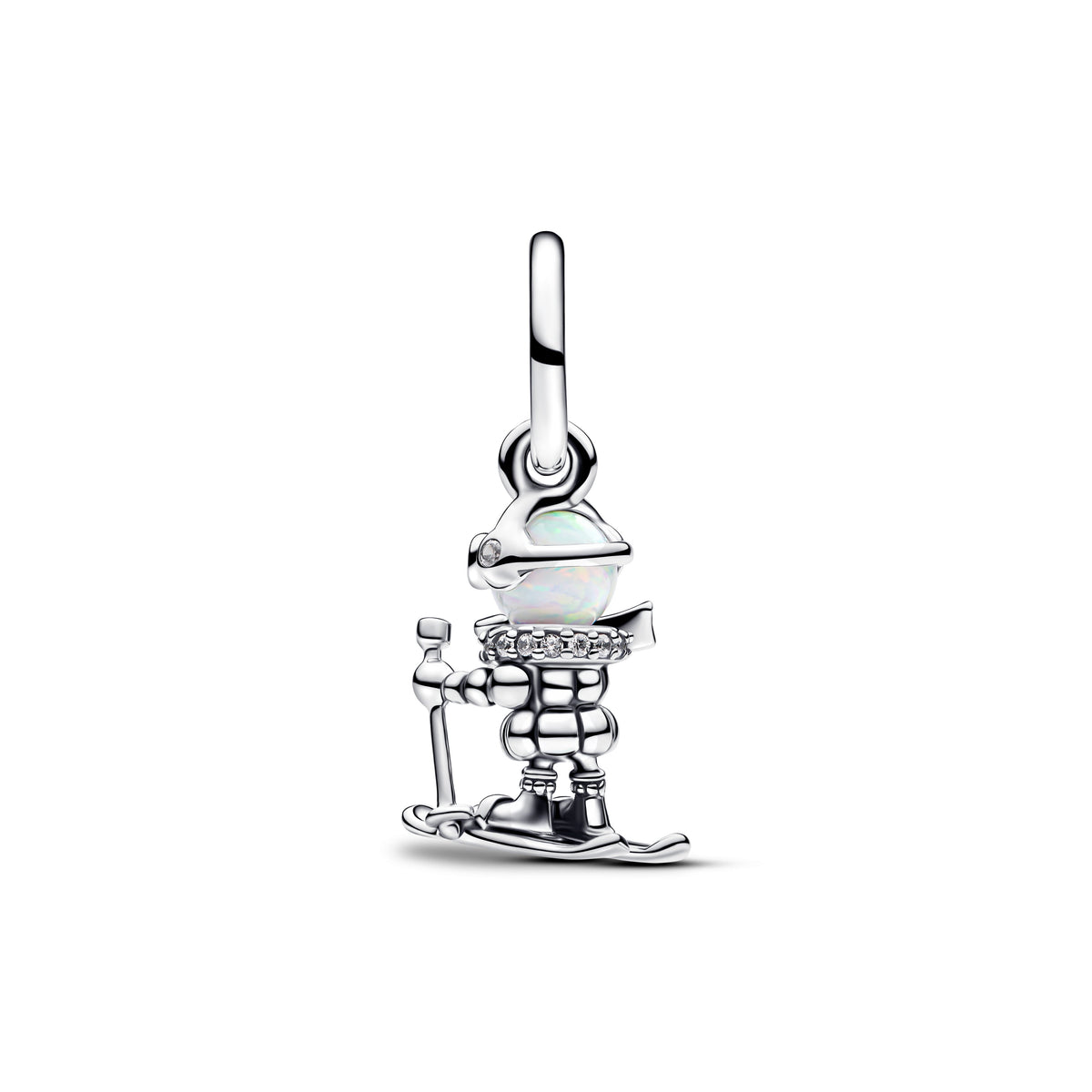 Dangle Charm – Sterling Silver – Skier