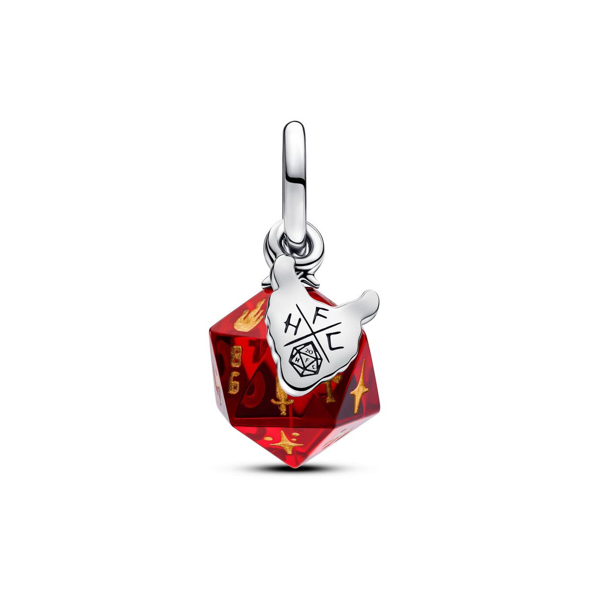 Dangle Charm – Sterling Silver – Stranger Things Hellfire Club Dice