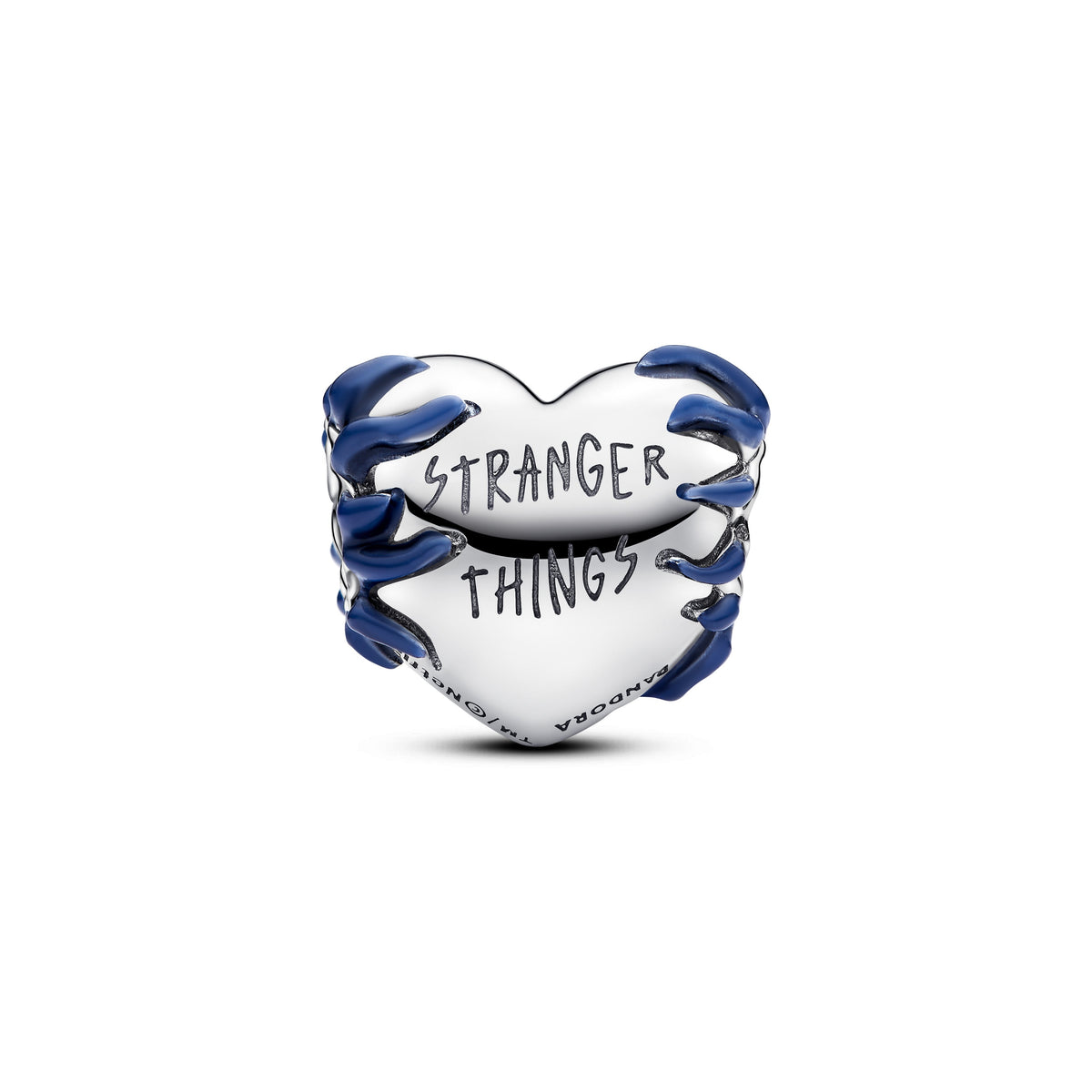 Charm – Sterling Silver – Stranger Things Glow-in-the-dark Heart