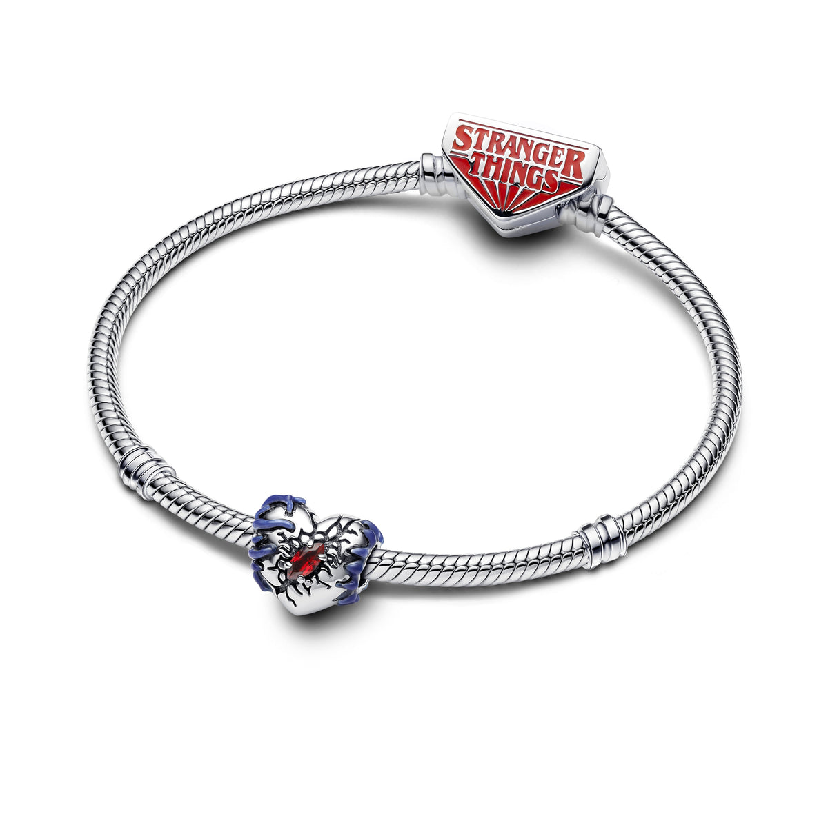 Charm – Sterling Silver – Stranger Things Glow-in-the-dark Heart