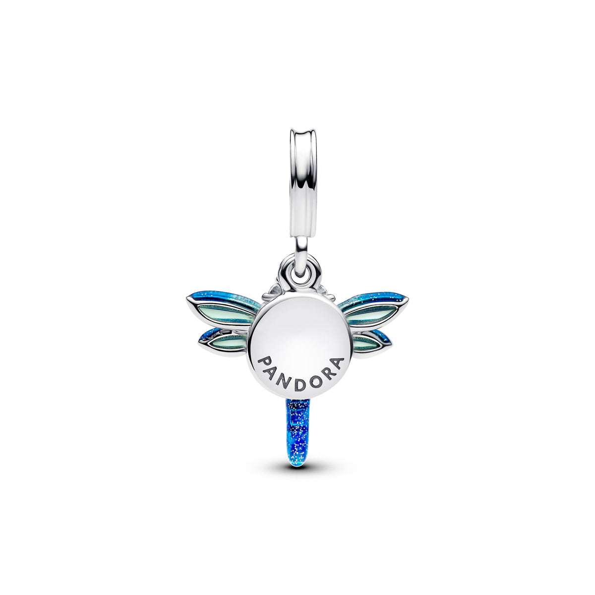 Dangle Charm – Sterling Silver – Dragonfly Double