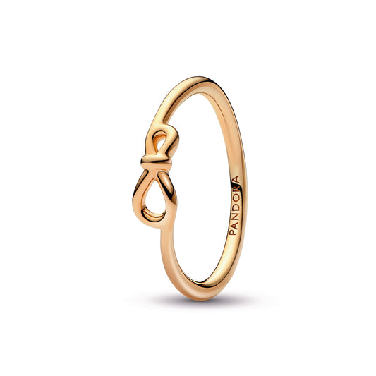 Ring – 14k Gold-Plated – Infinity Knot