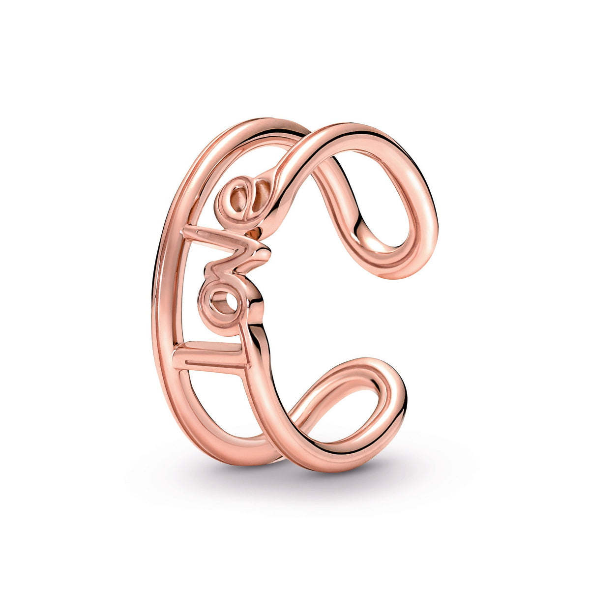 Ring – 14k Rose Gold-Plated – Pandora ME Love Open