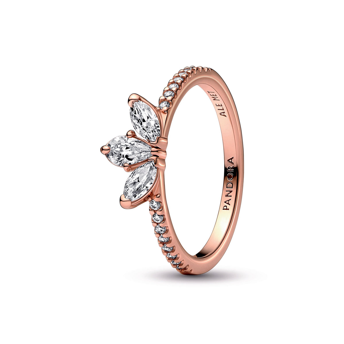 Ring – 14k Rose Gold-Plated – Sparkling Herbarium Cluster