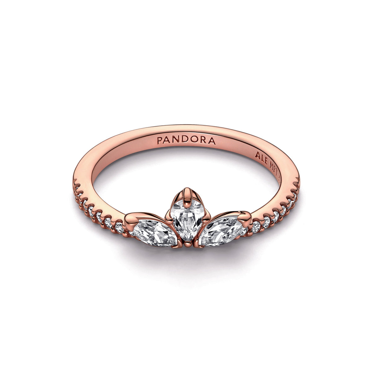 Ring – 14k Rose Gold-Plated – Sparkling Herbarium Cluster
