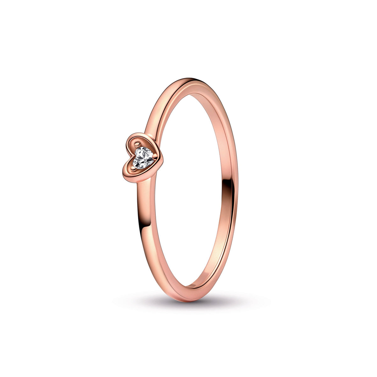 Ring – 14k Rose Gold-Plated – Radiant Heart