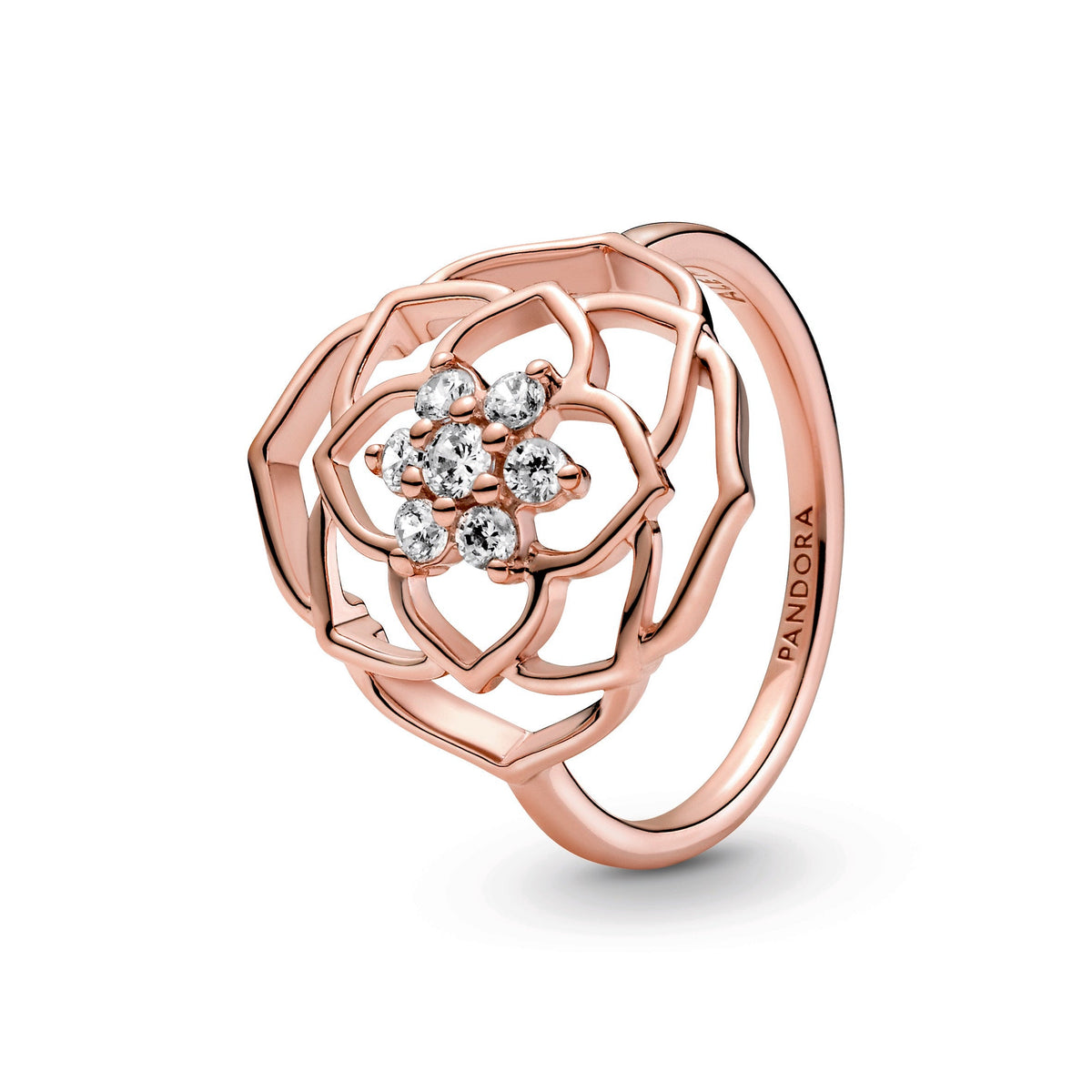 Ring – 14k Rose Gold-Plated – Rose Petals Statement